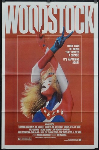 Affiche film woodstock - de,