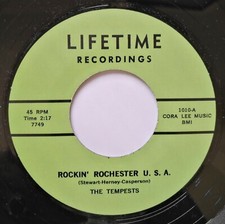45Re✦THE TEMPESTS✦ « Rockin' Rochester/Lemon Lime » Wild Rockabilly & Instro....