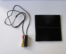 CHANEL COLLIER PENDENTIF ROUGE