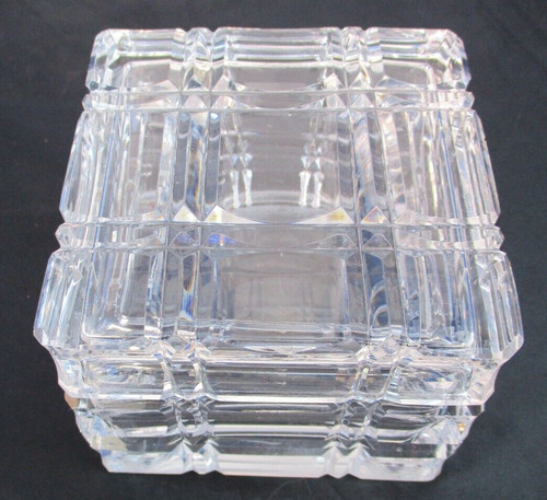 Boite coffret cristal taillé