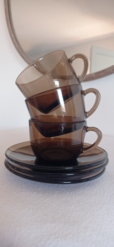Tasses vintage verre - tasses,