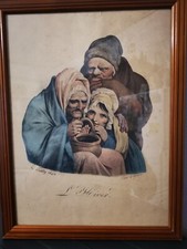 GRAVURE XIXè  signée  L