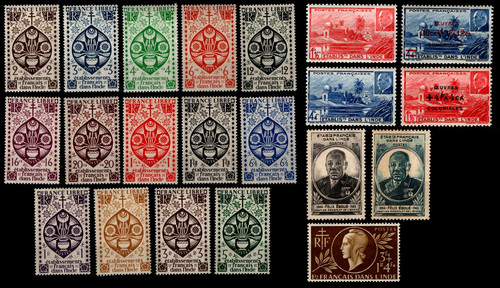 Inde timbres 217 230 - inde, :