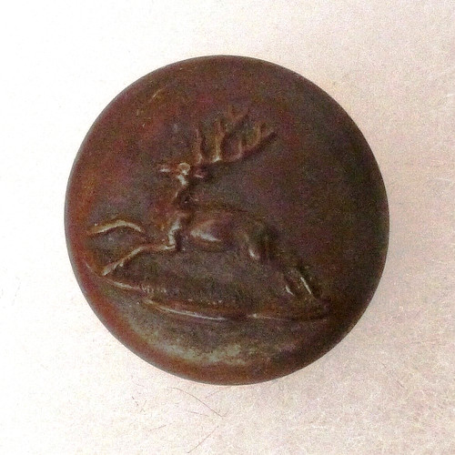 Bouton ancien chasse - chasse, vénerie