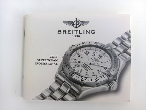 Notice breitling originale - notice,