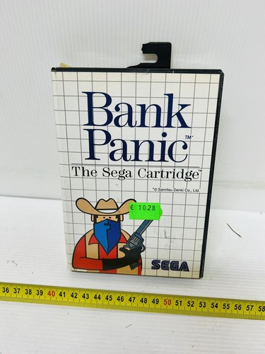 Sega master system bank panic - master,