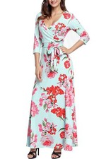 Light Green & Pink Floral Wrap