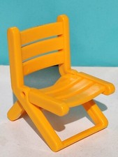 PLAYMOBIL CHAISE JAUNE-ORANGE
