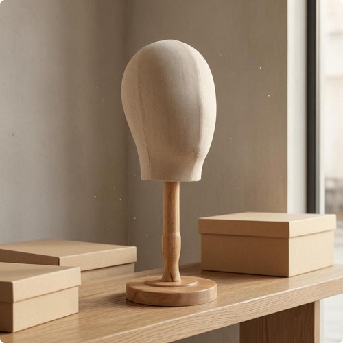 Tête mannequin toile - tête,