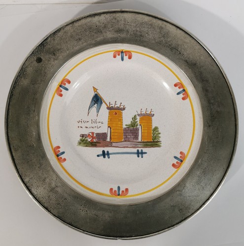 Assiette céramique étain - cÉramique,