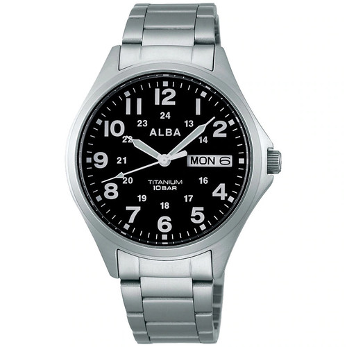 Alba aqpj402 quartz - alba, titanium