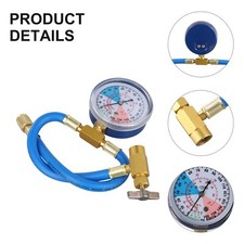 Kit De Recharge De Climatisation De Voiture Pratique R134A R12 R22 Tuyau Jauge 