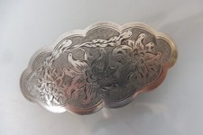 Broche 800 Argent Fait Main, Belle, Vieux Broche En Argent, Edelweiss