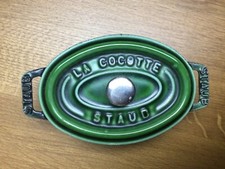 Mini Cocotte Staub Ovale Couleur Basilic 11 cm