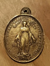 Médaille Religieuse Ancienne MIRACULEUSE PARIS Rue Du Bac Leo XIII 