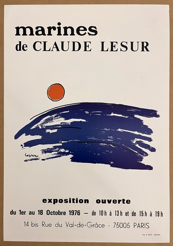 Claude lesur affiche - claude,