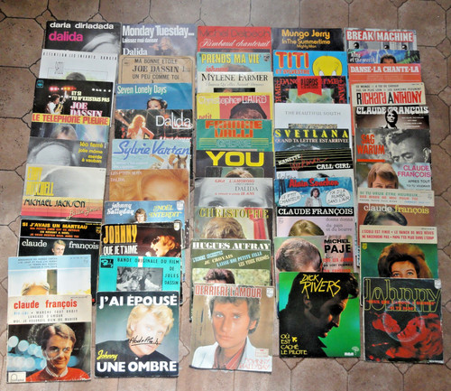 Lot disques vinyles - lot, 50
