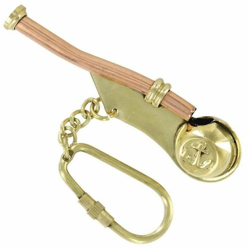 Porte clés nautique laiton - porte-clés,