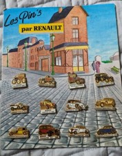 Pin's Pins Pin - RENAULT Juvaquatre VIVASPORT  NERVASPORT  TORPEDO...PRESENTOIR 