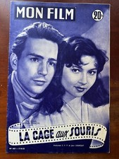 b)Mon Film n°469 du 17/08/1955 "La Cage aux souris" avec D. Carrel, M. François