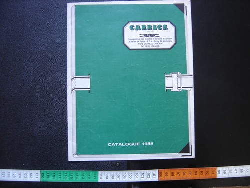 1985 catalogue carrick guides - carrick,