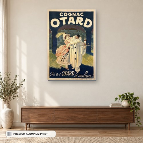 Tableau aluminium cognac otard - tableau,