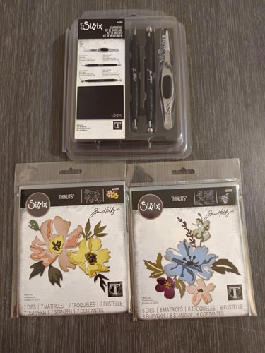 Sizzix lot matrice fleurs - lot,