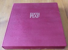  coffret soie rouge d'EDITH PIAF 9 vinyl columbia FSX 154 a 163 + livret TBE