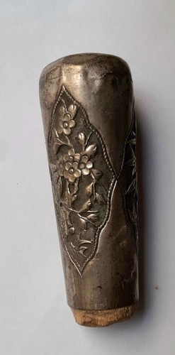 Pommeau canne argent - pommeau,