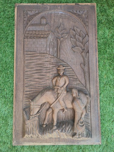 Grand panneau fronton ancien - grand,