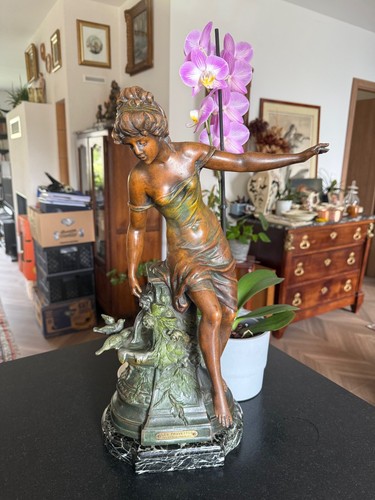 Superbe importante statue - superbe, "