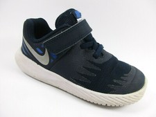 Baskets NIKE Star Runner Enfant Taille 25 T25 Bleu Marine / Blanc - Occasion
