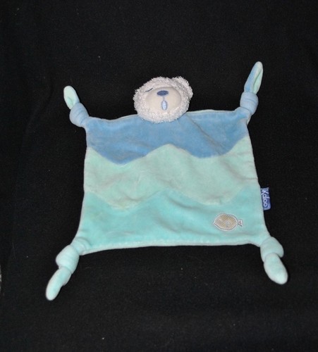 Peluche doudou ours blanc - , plat