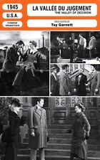 FICHE CINEMA : TAY GARNETT - LA VALLÉE DU JUGEMENT - 1945