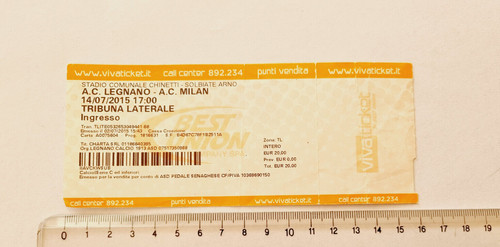 Billet legnano milan 14 - billet,