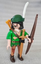 PLAYMOBIL SERIE 27 GARCON 71760 ROBIN BOIS arbalète arc flèche épée figurine n°1