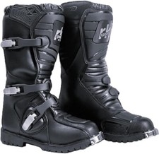 Bottes En Cuir Noires De