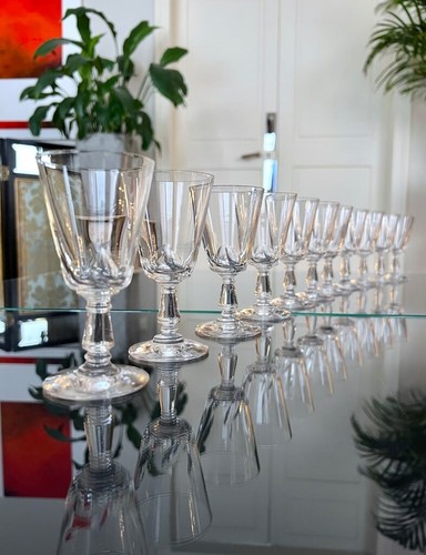 Verres vin blanc cristal - blanc, en