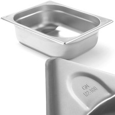 Bac GN 1/2 en acier Kitchen