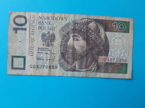 Pologne billet 10 zlotych - ,