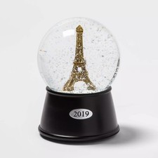 2019 Tour Eiffel Musical Boule à Neige Paris Eau Neige Globe 6 " Noël Vacances