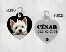 Médaille pour chien Westie