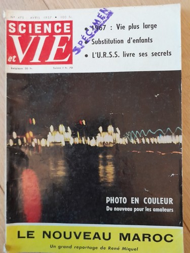 Magazine science vie 475 - magazine,