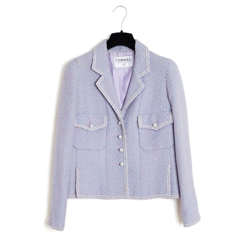 Chanel 1995 veste fr36 purple - 1995,