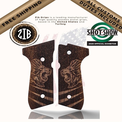 Zib grips walnut series pistol - walnut,