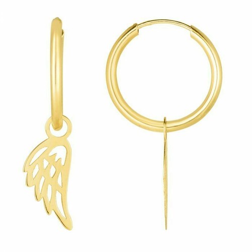 9cm poli ange aile - aile, boucles