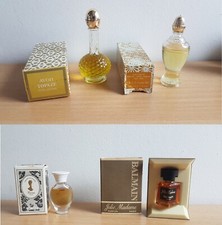Mignonnettes Flacons parfum collection  Avon Elégance, Topaze, Balmain, Rochas