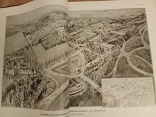 RECUEIL RELIURE L'ILLUSTRATION-1910-SEMESTRE 2-EXPOSITION UNIVERSELLE BRUXELLES