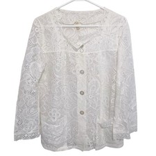 Vintage 60s Blouse Womens Med