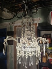 Lustre Pampilles Ancien